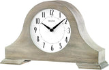 Bulova Clocks B1932 Peterborough, Warm Gray Finish, Chime, Tambour Style, Vintage Home Décor