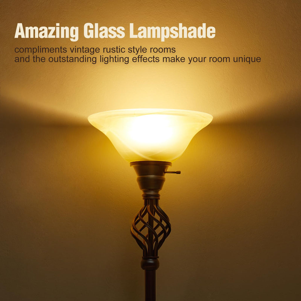 Torchiere Floor Lamp, LED Standing Reading Light