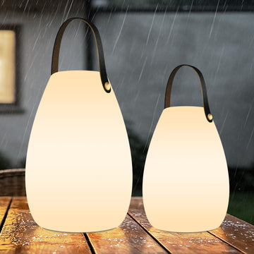 2 Pack Rechargeable Portable Table Lamp with Remote