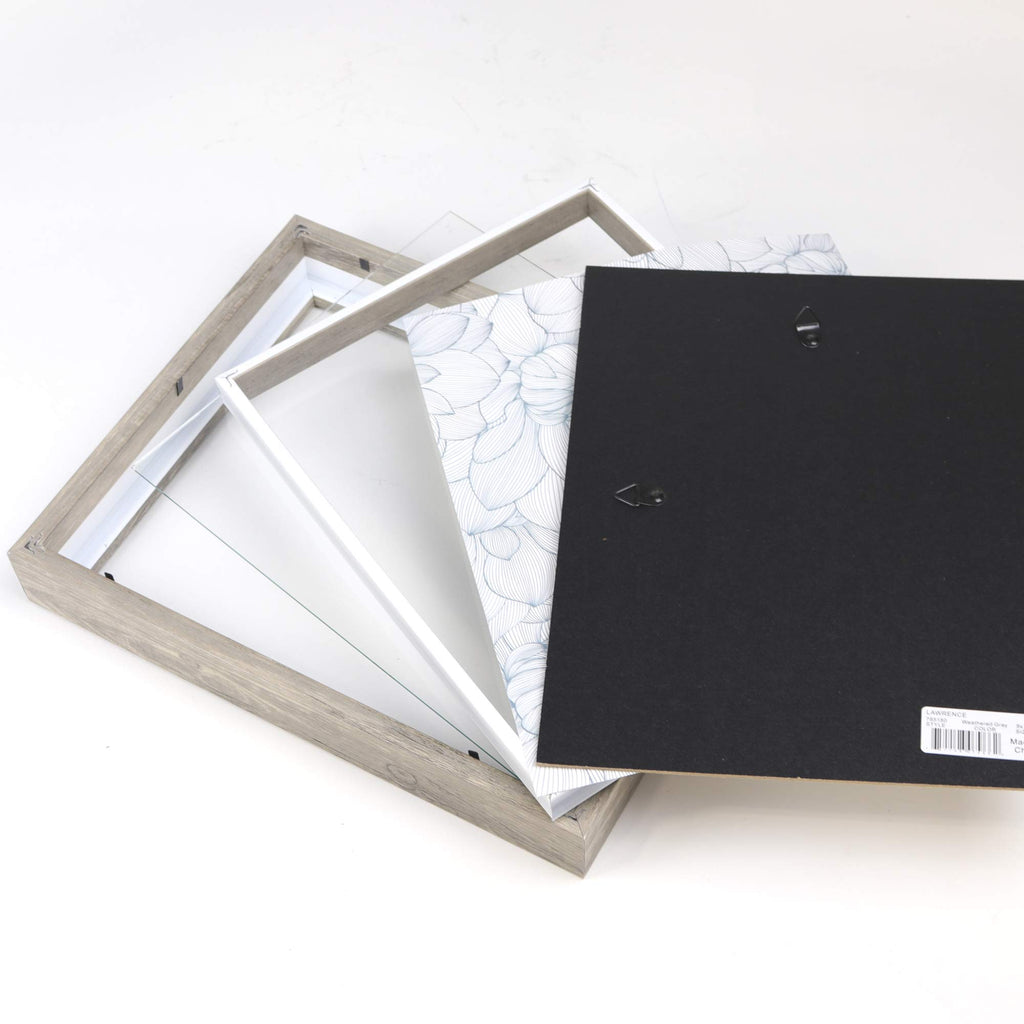 Shadow Box Frame, 8x10, Natural Gray