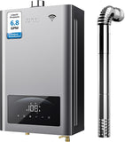 Tankless Water Heater Propane, 140, 000 BTU Indoor Installation Up to 6.8 GPM