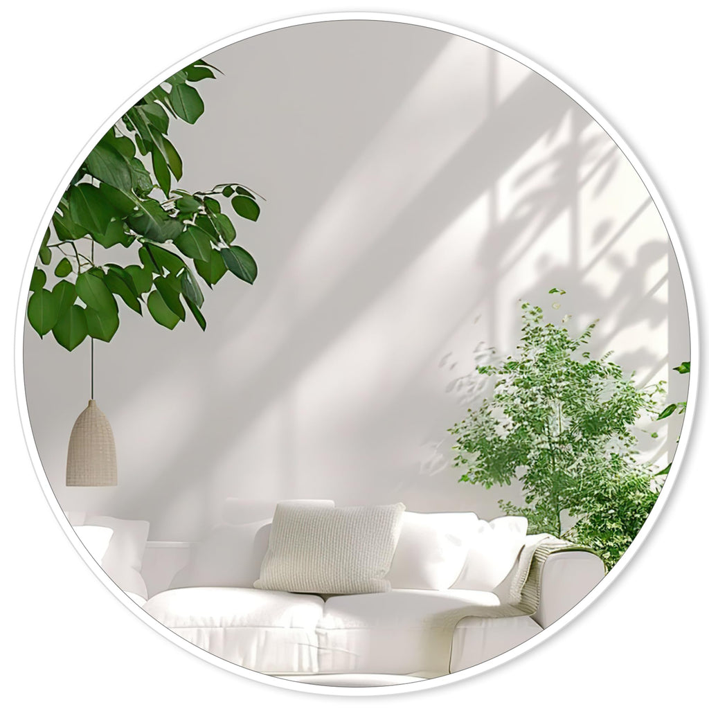 36 inch Large Round Bathroom Mirror for Wall Decor