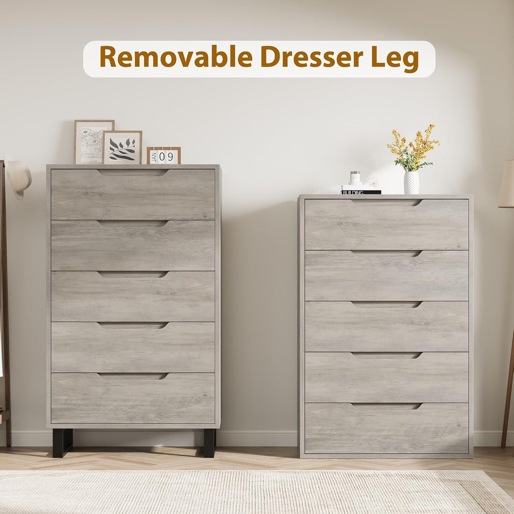 5 Dresser , 50.5" Vertical Dresser Drawer with Storage | dresser , freestanding vertical drawer with storage, wooden