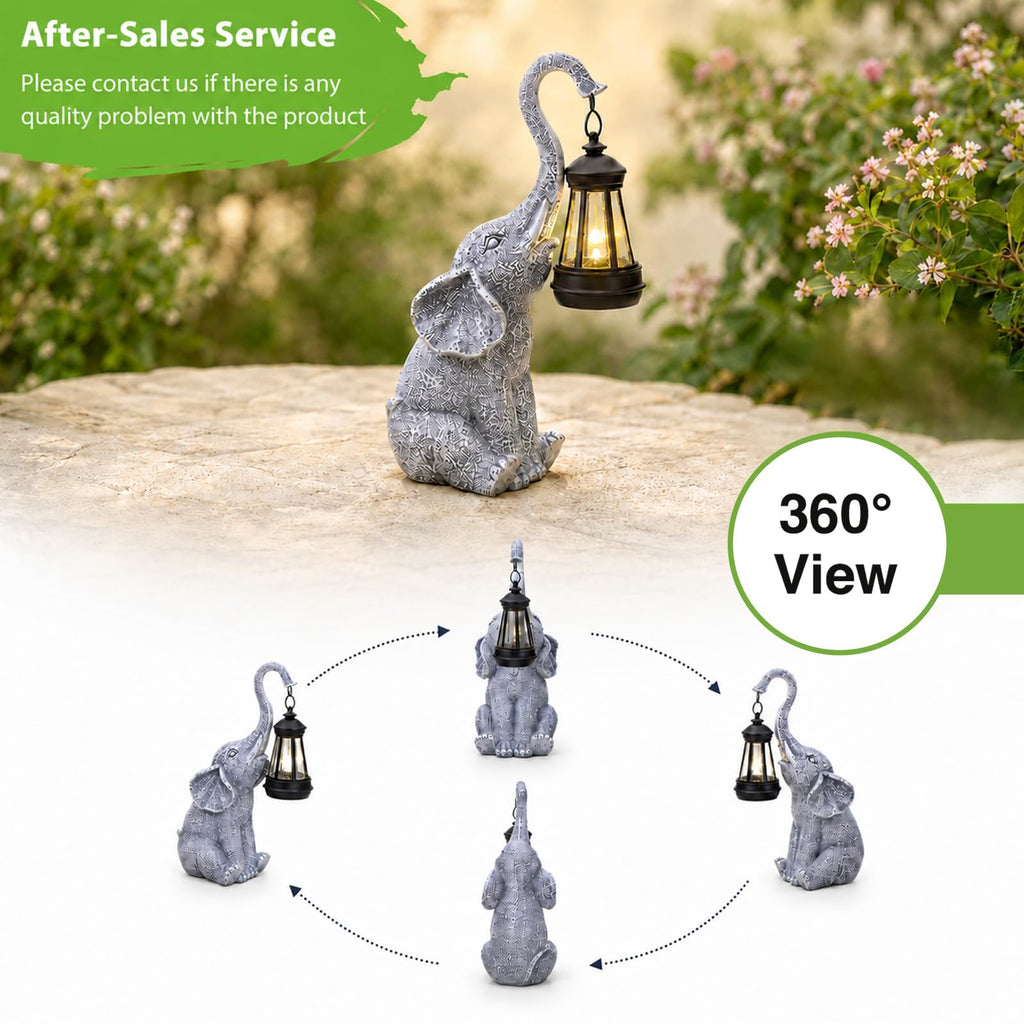 Elephant Statue for Garden Decor with Gift Appeal