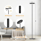 Torchiere Floor Lamps, Super Bright Floor Lamps, Dimmable 2700K-6500K LED Sky Standing Lamp