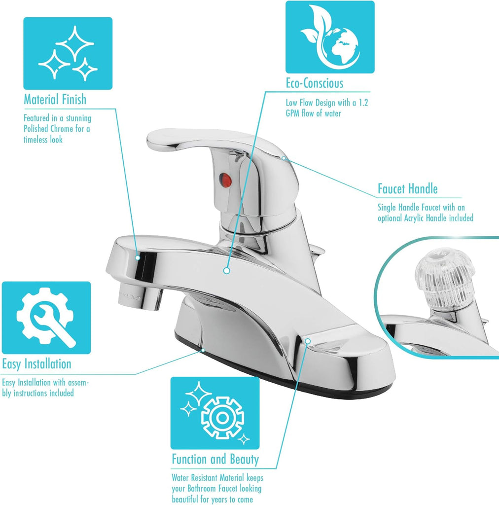30-B410-AV Single Handle Bathroom Faucet