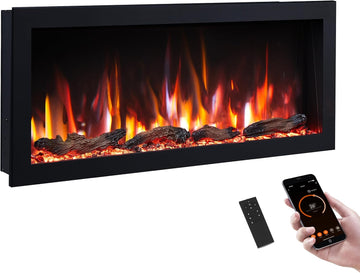 42 Inch Smart Linear Electric Fireplace