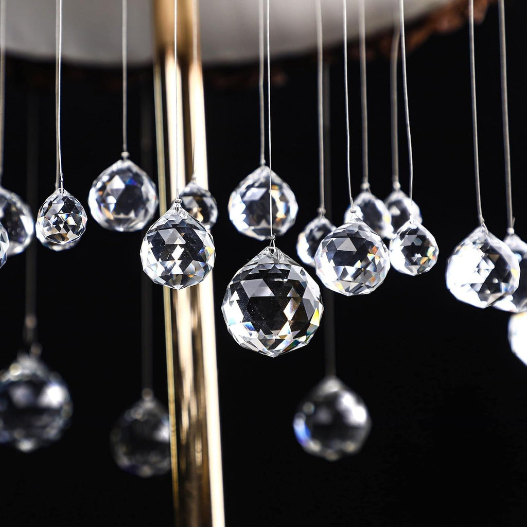24pcs Clear Crystal Ball Prism Suncatcher Rainbow Pendants Maker