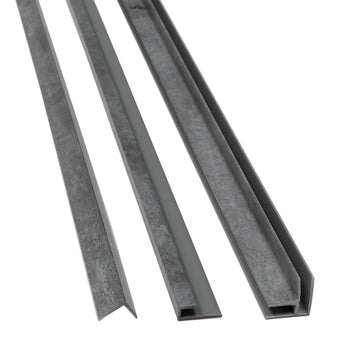 94 in. Vinyl Trim Kit in Cracked Slate