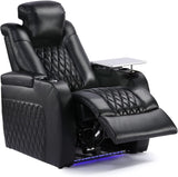 Home Theater Seating Top Grain Leather Zero Gravity Recliner Chair Power Headrest Recline Movie Seat Gaming 7 Colors
