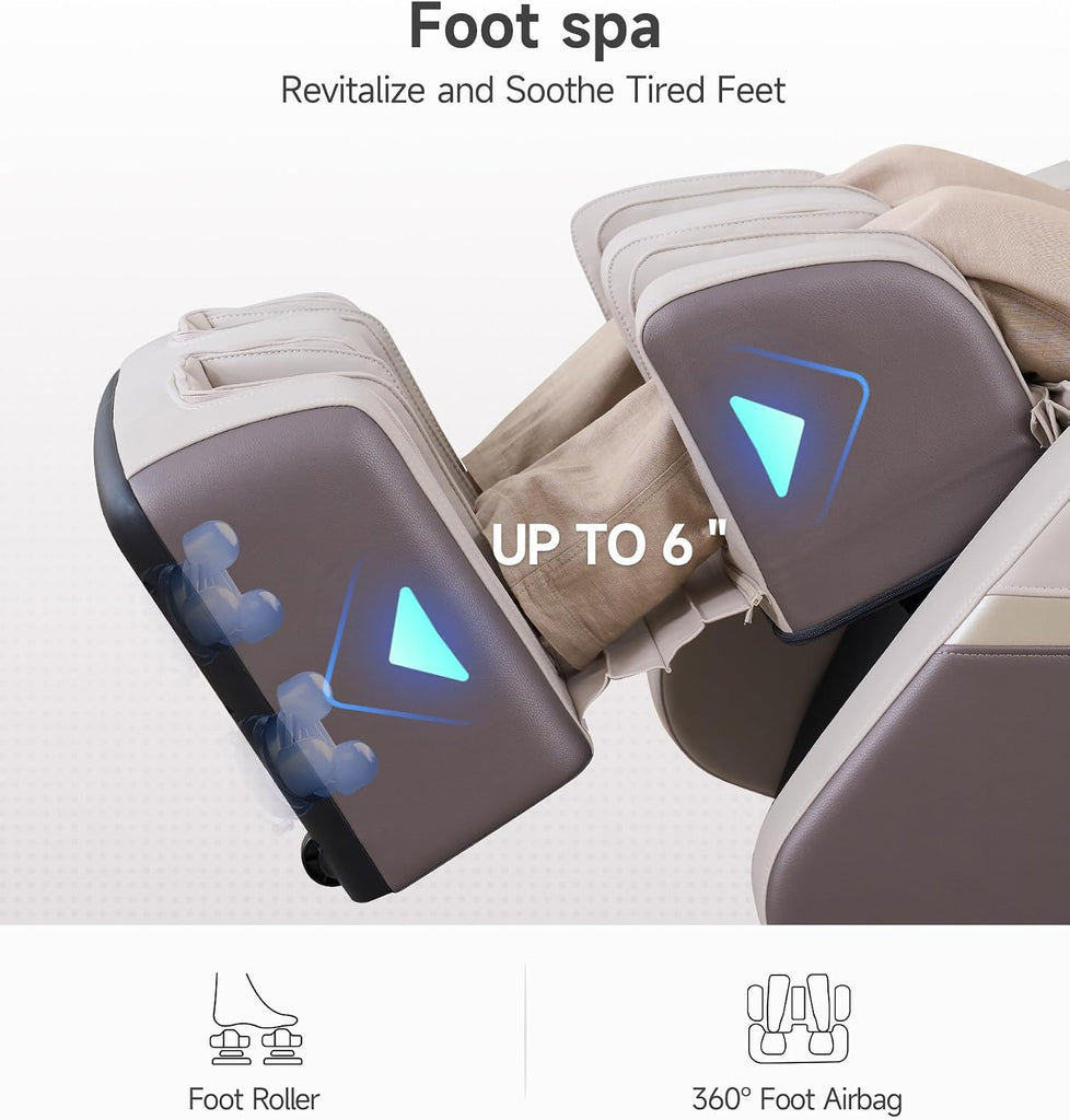 3D Massage Chair Full Body SL-Track Recliner Favor-22 | 16 Auto Modes, 4 Massage Techniques, Voice Broadcast, Body