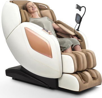 Massage Chair Full Body with Heat, Full Body Zero Gravity Shiatsu Massage Chair, Kneading Recliner w/ 20 Auto Modes
