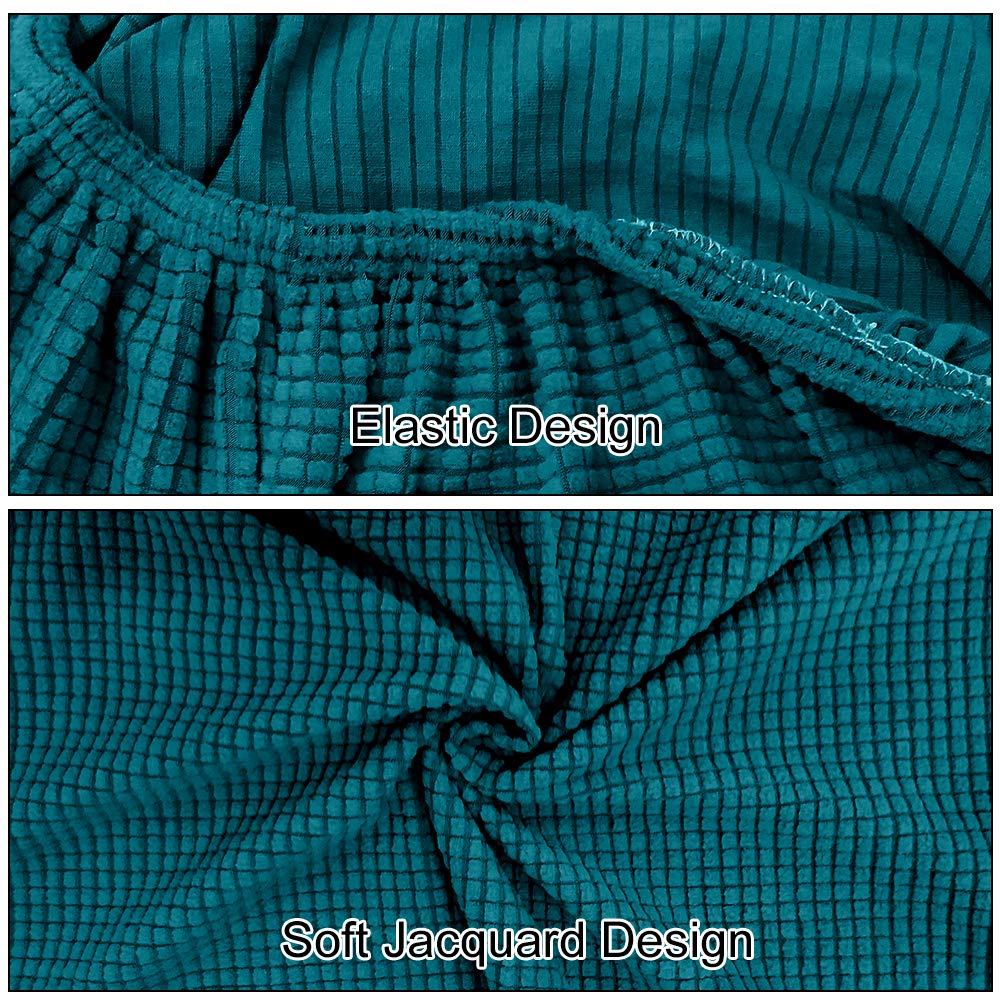 Chair Covers for Dining Chairs, 4 Pack, Teal