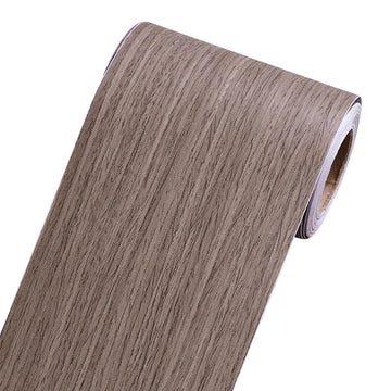 Wood Grain Self-Adhesive Door Frame Edge Tape - Peel & Stick ‌Trim for Repairing Wooden Doors & Furniture, Damage