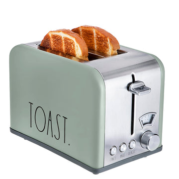 Toaster, Stainless Steel 2 Slice Square Toaster, Wide Slot with 5 Browning Levels, with Bagel, Defrost and Cancel