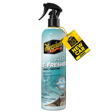 Air Re-Fresher Odor Fighting Spray, New Car Scent 8 Oz