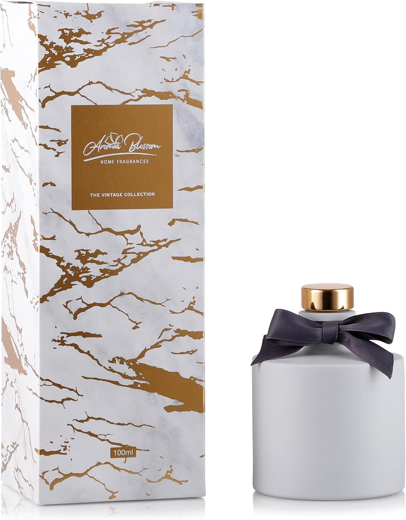 Vintage Collection Home Fragrance Diffuser Set, 100ml, Luxury Marble Design
