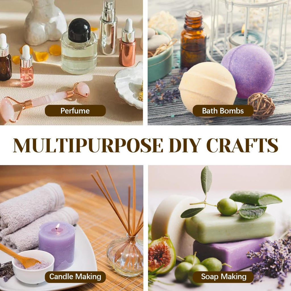 Essential Oil Set 80 Pcs, 100% Natural Essential Oils Kit, Perfect for Diffuser, Humidifier, Massage, Soap, Candle