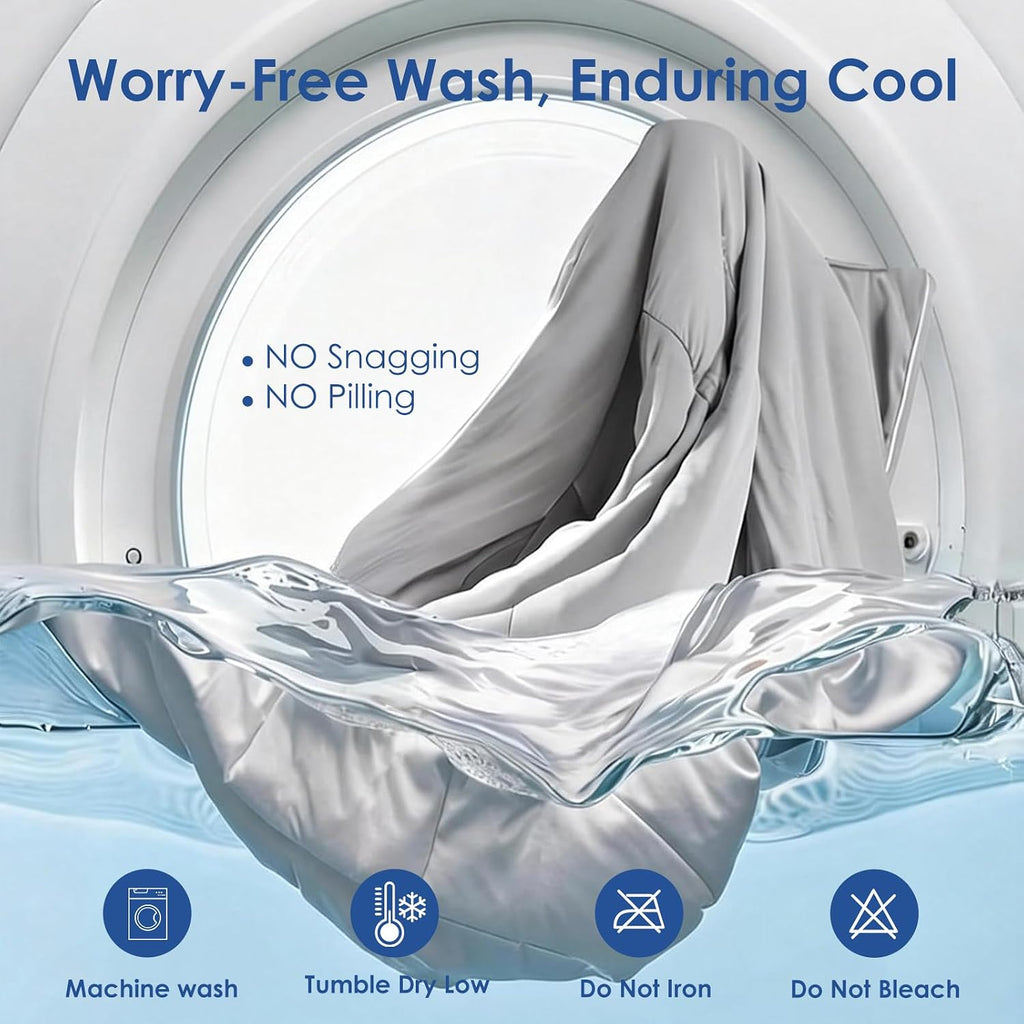 Summer Cooling Comforter Queen, Ultra Cooling Blankets for Hot Sleeper