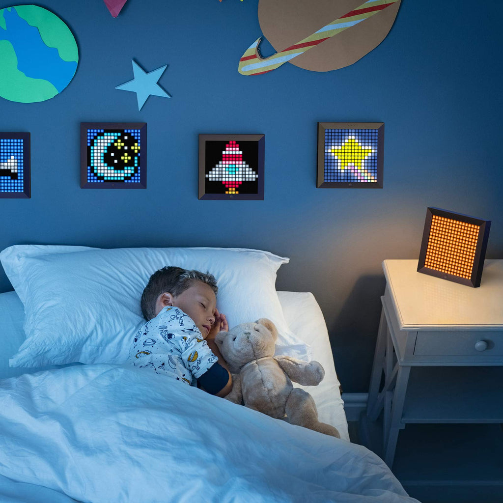 Pixoo - Pixel Art Digital Picture Frame with 16x16 LED Display APP Control - Cool Animation Frame Wall/Desk Mount for