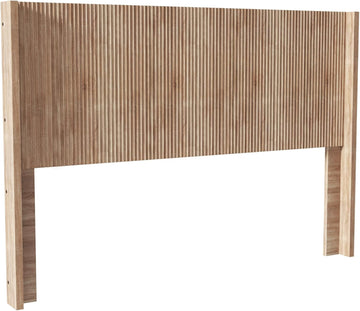King Fluted Headboard ONLY - Wall Mount Wood Headboard, Rustic & Modern Farmhouse,Boho,Fluted Panel,Wingback Design