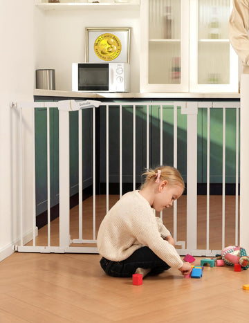 29-48 in Baby Gate for Stairs No Drilling, Dog Gate
