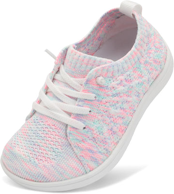 Toddler Shoes Girls Boys Wide Barefoot Shoes Minimalist Walking Sneakers Zero Drop Slip on Tennis Shoe Breathable