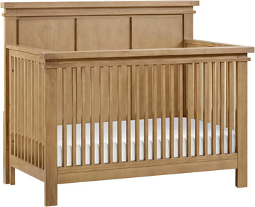 4 in1 Crib Convertible, Honey Wood