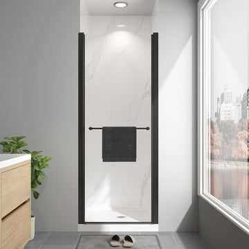 Frameless Pivot Shower Door 26"-28" W x 72" H