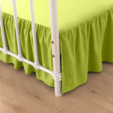 Bed Skirt Ruffled Bed Skirt with Split Corners, 14 Inch Drop Dust Ruffle Bed Skirts with Platform, Gathered