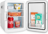 10L Mini Fridge for Bedroom - Car, Office Desk & College Dorm Room - 12V Portable Cooler & Warmer for Food, Drinks