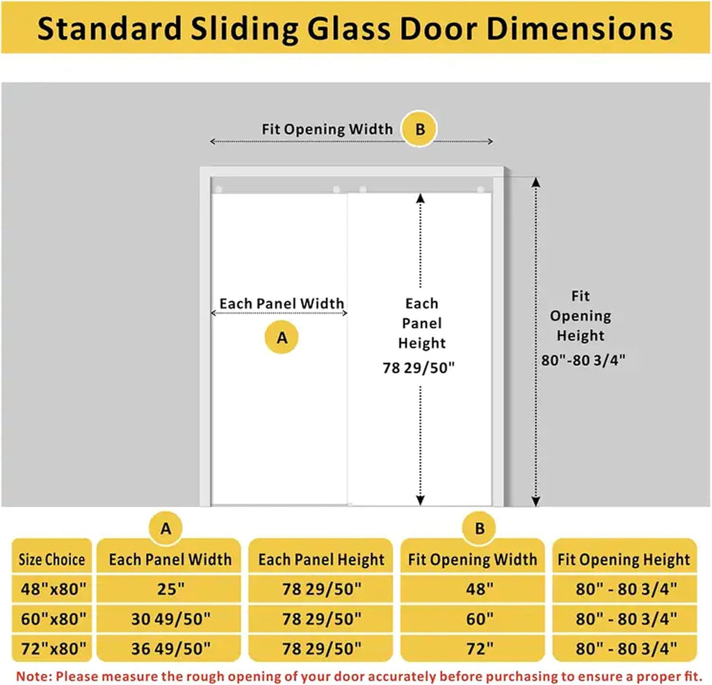 Sliding Closet Doors, 96" x 80" (Double 48") Bypass Closet Door, 2-Panel Interior Sliding Door with 