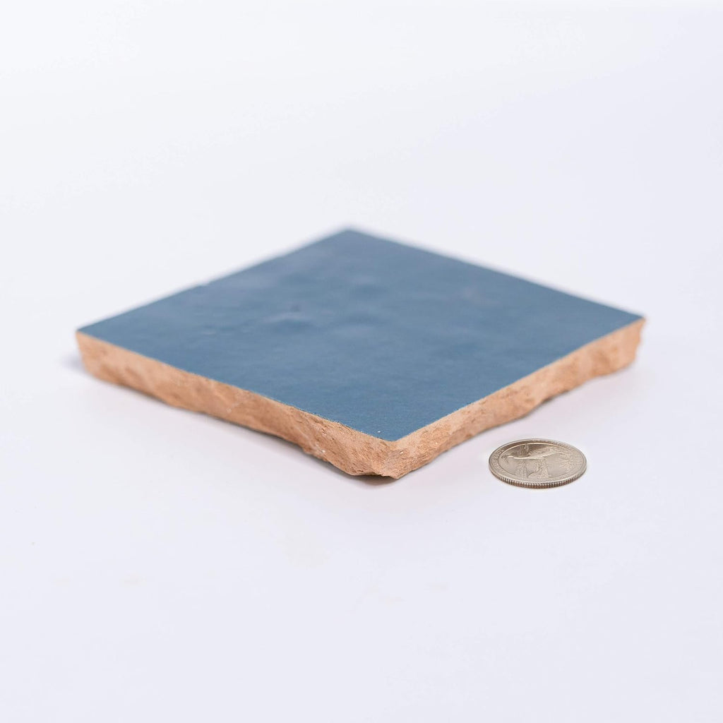 Handmade 4x4-in. Solid Color Marine Blue (MSC01-30) - Set of 48