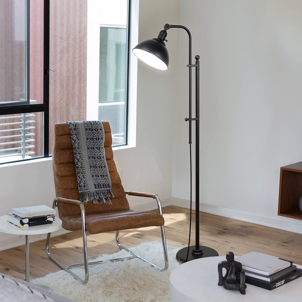 Industrial Floor Lamp, Farmhouse Reading Lamp with 3CCT Bulb