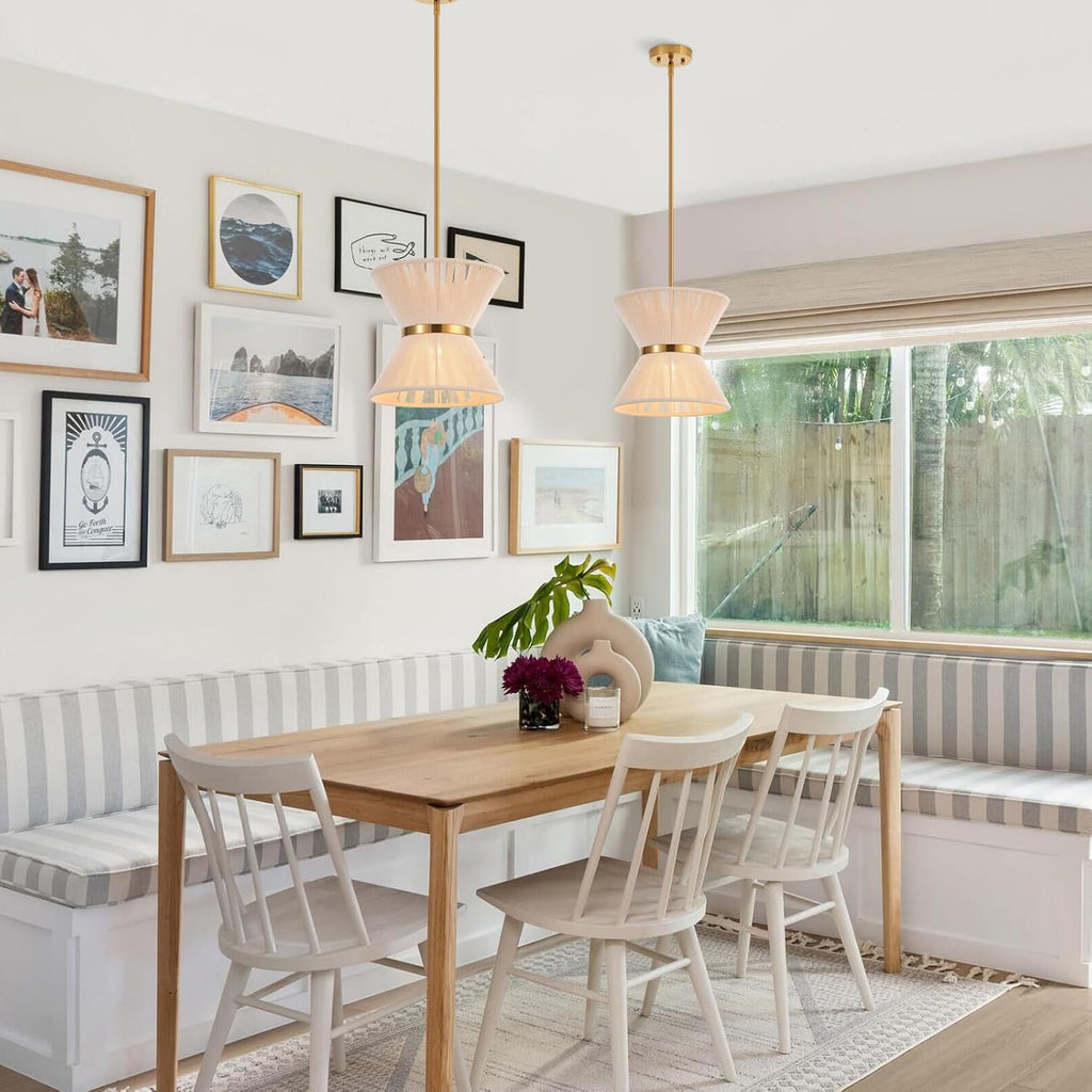 Hand Woven Boho Pendant Light Coastal Mini Modern Chandelier Adjustable Transitional Minimalist Pendant Lighting