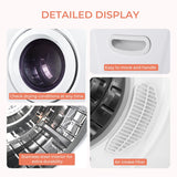 2.65 Cu.Ft Portable Dryer with Exhaust Hose, Clothes Dryer with Four Functions, 1400w Dryer Machine with Stainless