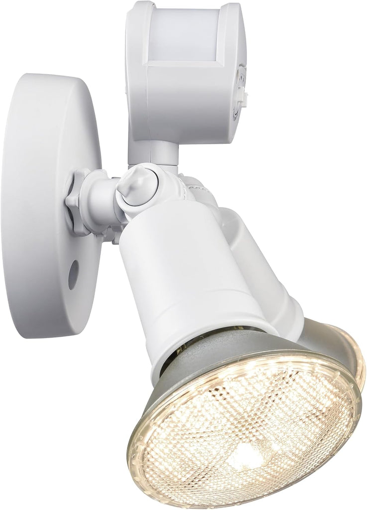 M-16002-MW 4.75" High 2-Light Outdoor Security Flood Light - Powder Coated Matte White