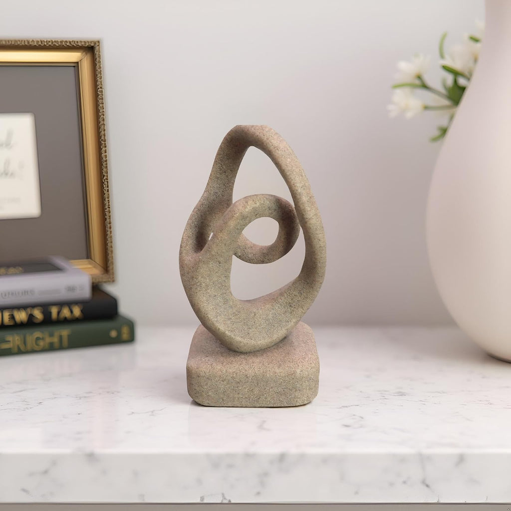 Abstract Modern Ribbon Decorative Sculpture, Knot Sculptures,Home Decor,Coffee Table Statues,Dining Living Room Desk