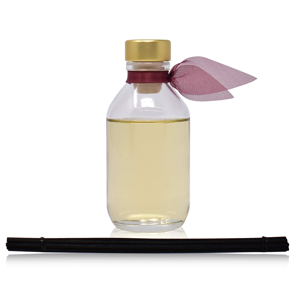 Reed Diffuser Set - Mahogany Teakwood Scented Diffuser with Sticks