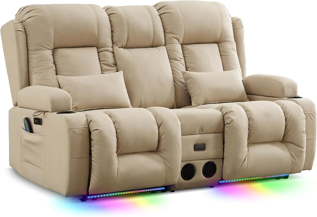 Wall Hugger Power Loveseat Recliner