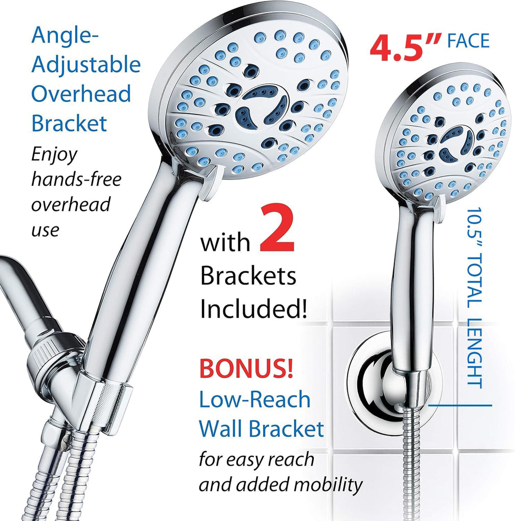 AquaCare High Pressure 8-mode Handheld Shower Head