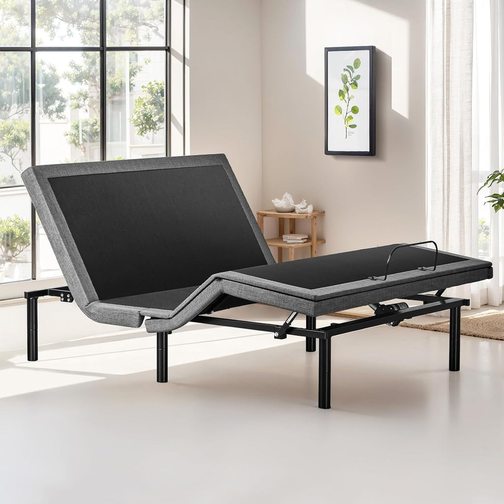Full Adjustable Bed Frame, Electric Base, USB, Zero Gravity