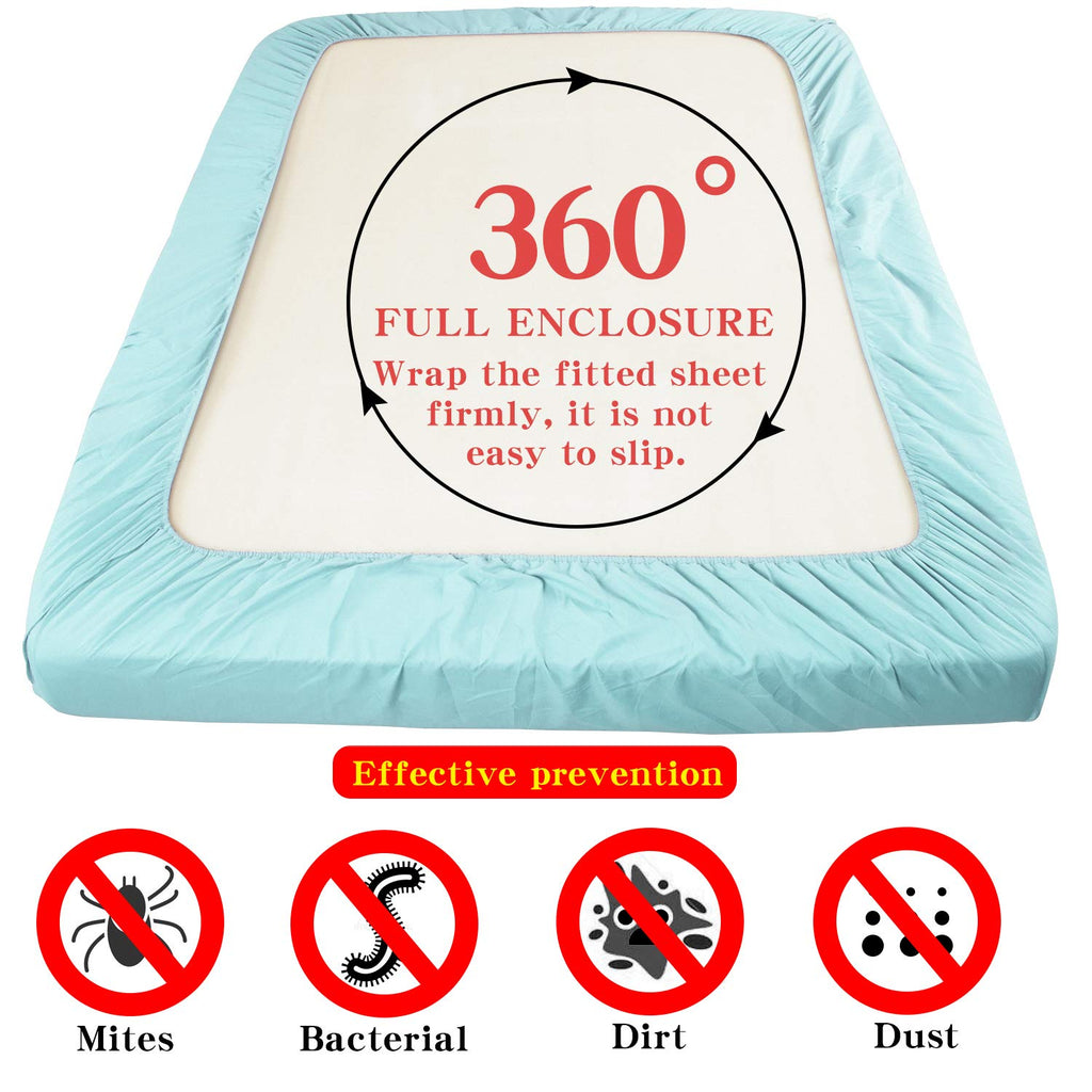 Bedding California King Fitted Sheet, Bottom Sheet with Deep Pocket - Soft Microfiber - Shrinkage and Fade Resistant