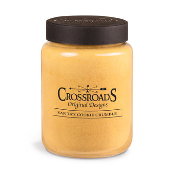 Santa's Cookie Crumble Scented 2-Wick Candle, 26 Ounce