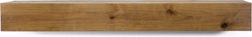 Rustic Mantel Shelf, Aged Oak, 48" | Floating Shelves Modern Farmhouse