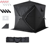 Outdoor Sauna Tent Pro, Portable Steam & Dry Sauna for 4 Persons with Velcro