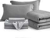 Maple&Stone Full Comforter Set 7 Pieces Bed in a Bag