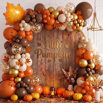 Fall Balloon Arch Kit for Autumn Thanksgiving Party Decorations