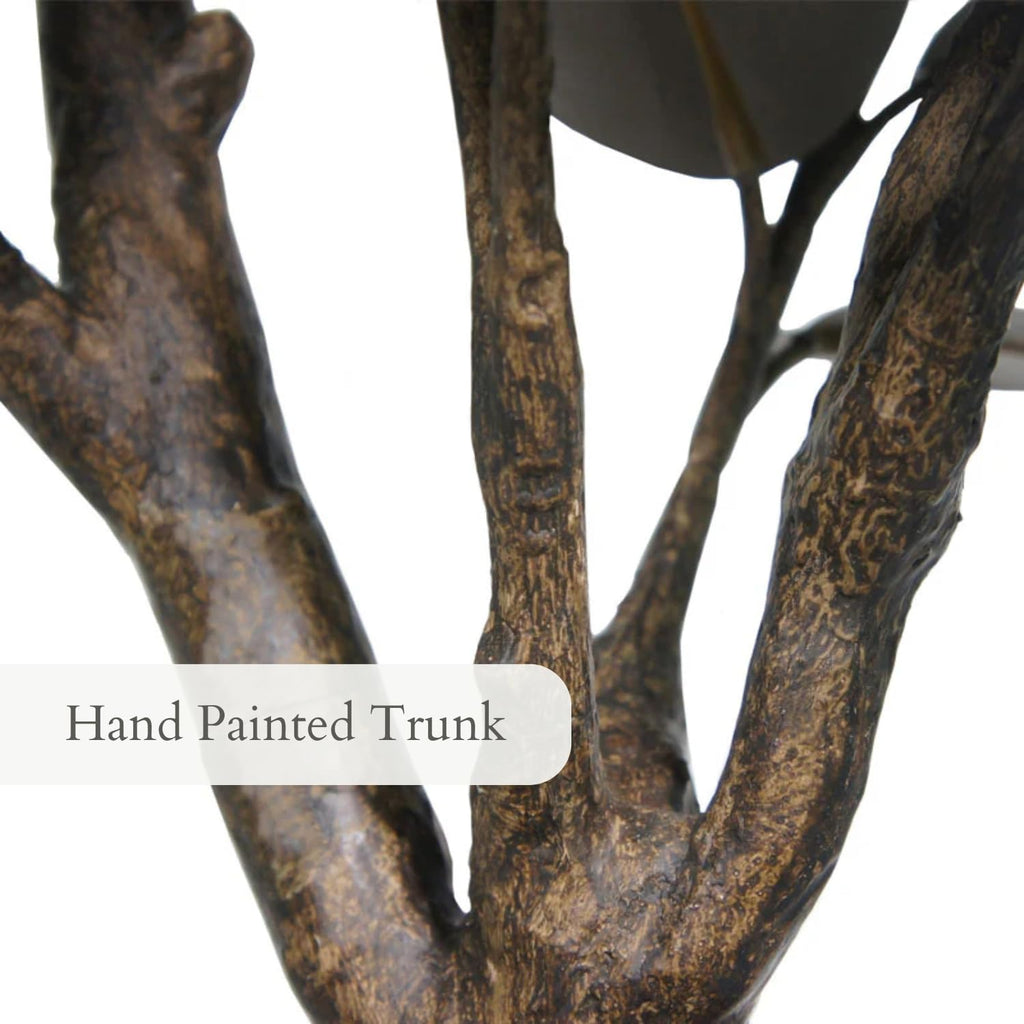 Faux Rubber Ficus Tree, 5 ft, Home Decor