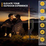 Portable Smokeless Fire Pit with Grill Grate